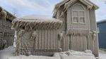 bevroren huizen