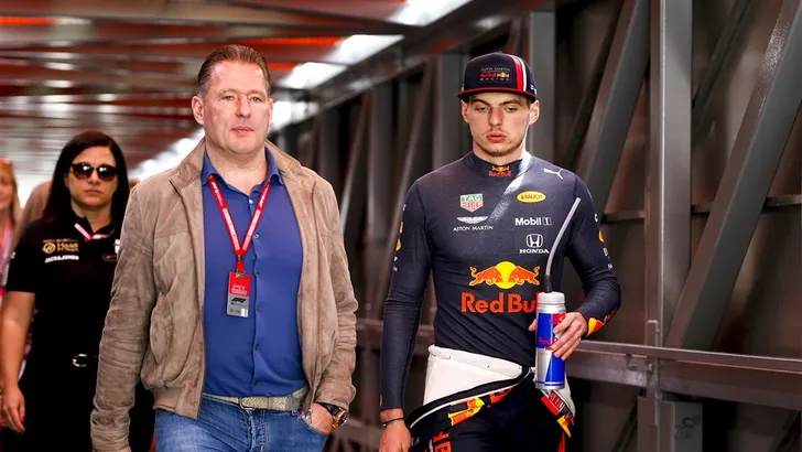 Jos en Max Verstappen