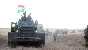 Koerdische Peshmerga-troepen in Irak in 2016