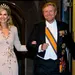 Koning Willem-Alexander en koningin Máxima tijdens het galadiner voor het corps diplomatique