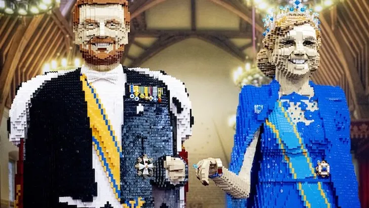 Lollig: Máxima en WA als Lego-figuren