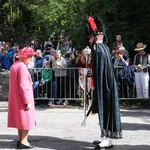 The Queen Receive an Official Welcome to Balmoral Castle