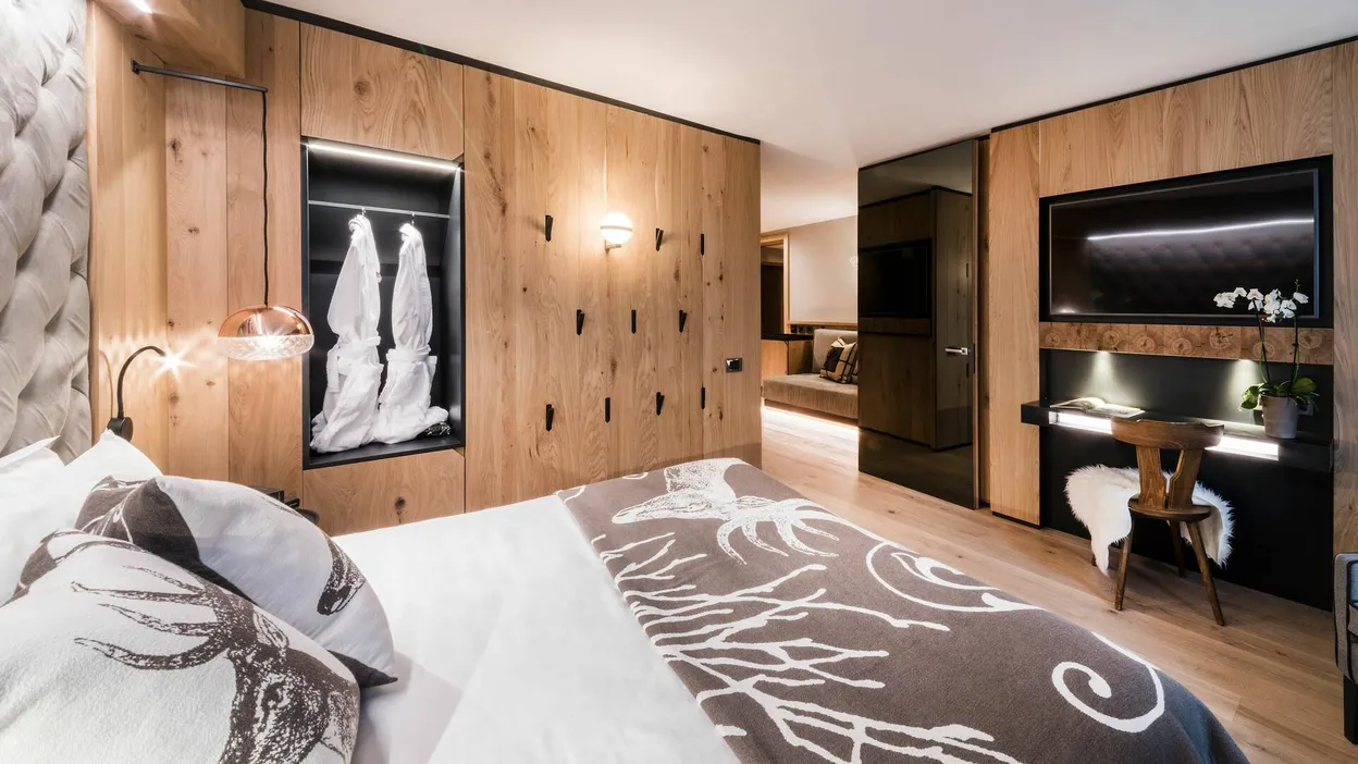 Een van de prachtige kamers bij Hotel Majestic