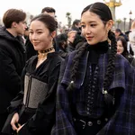 weekendtips - vrouwen bij de show van Christian Dior