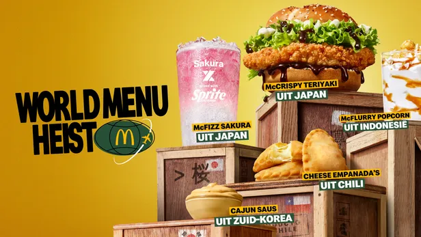 De producten van het World Menu Heist van McDonald's.