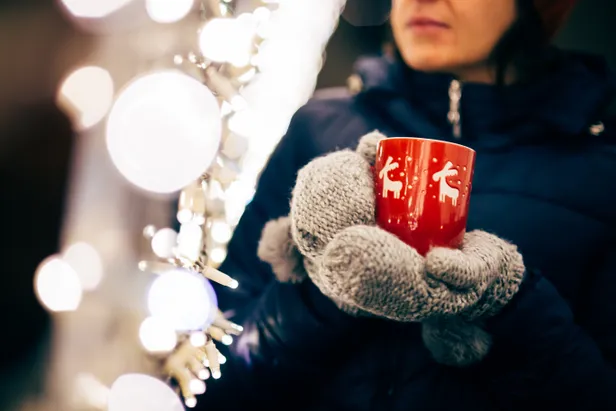 Glühwein op de kerstmarkt
