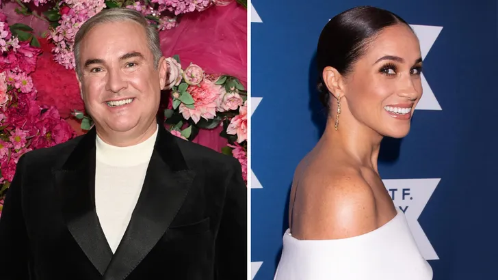 Goede vriend Meghan vertelt over einde vriendschap. – Tweeluik foto's met links Nick Ede en rechts hertogin Meghan Markle.