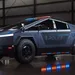 Een Tesla Cybertruck speciaal voor de politie