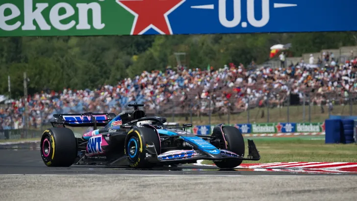 De Formule 1 auto van Alpine