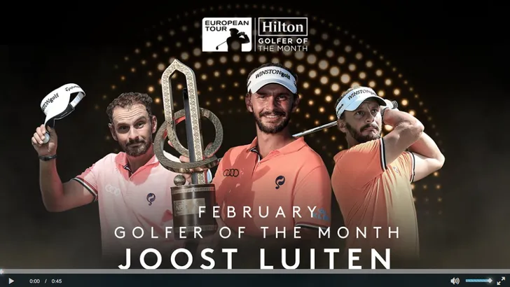 Luiten golfer van de maand