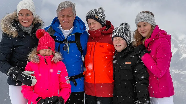 Belgische royals op wintersport