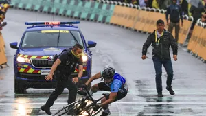 Man verkleed als Tour-renner