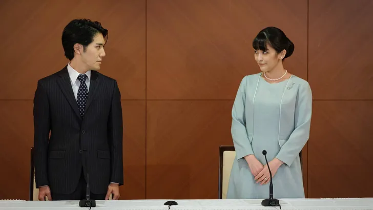 Tokyo, Princess Mako and Kei Komuro press conference