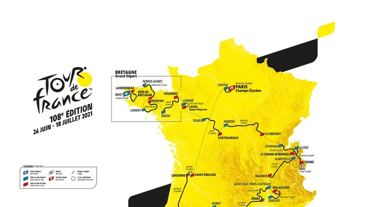 Parkoers Tour de France 2021: 2 tijdritten, 2 keer Ventoux