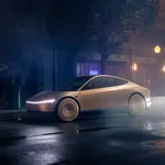 De robotaxi van Tesla