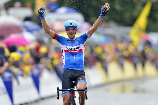 Ramunas Navardauskas hield 7 seconden over aan de meet in Bergerac | Beeld: Cor Vos