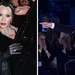 Tweeluik foto's, met links Madonna in september 2024 en rechts Elton John bij een piano in 2022.