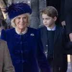 Hertogin Camilla, prinses Charlotte en prins George