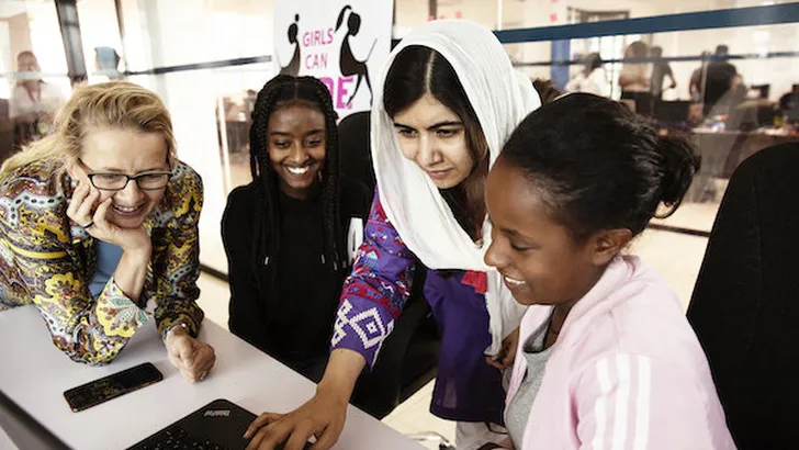 Mabel met Malala op pad