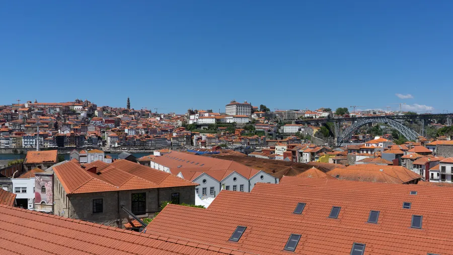 Uitzicht vanaf WOW op de stad Porto