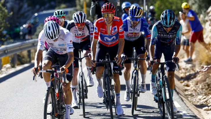 Klassementsrenners Vuelta 2026 met Enric Mas in de rode trui.
