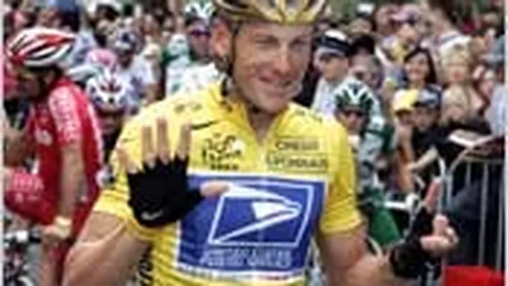 Armstrong rijdt de Tour