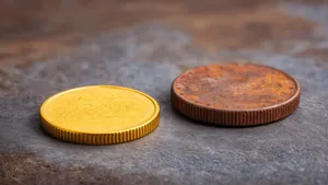 Zeldzame munt in handen?