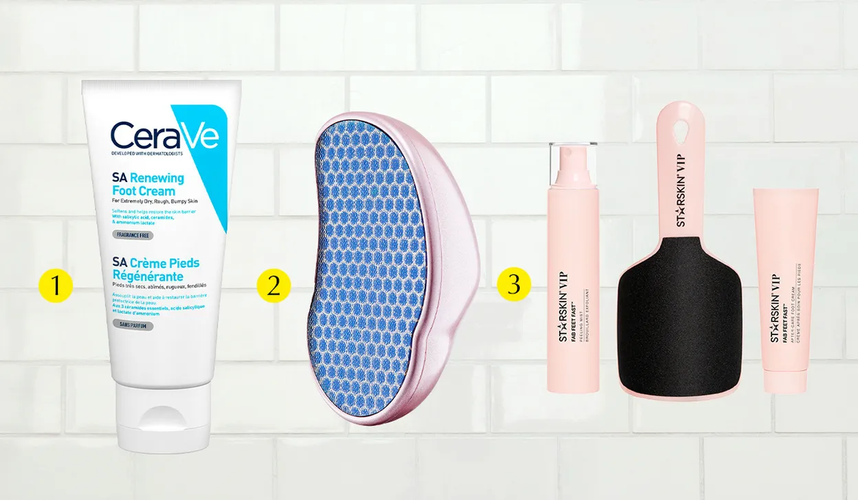 Fijne producten voor summerproof voeten van CeraVe, Glov en Starskin. 