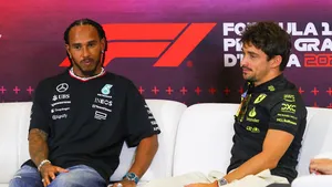 Lewis Hamilton van Mercedes en Charles Leclerc van Ferrari