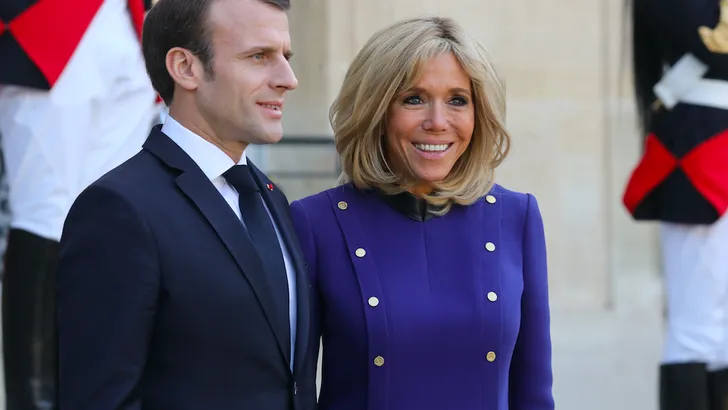 3 x Brigitte Macron (65) in Louis Vuitton