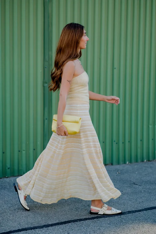 Tijdens Copenhagen Fashion Week 2024 Butter Yellow. 