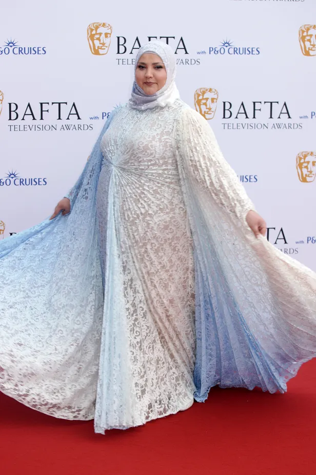 Fatiha El-Ghorri bij de BAFTA's 2026