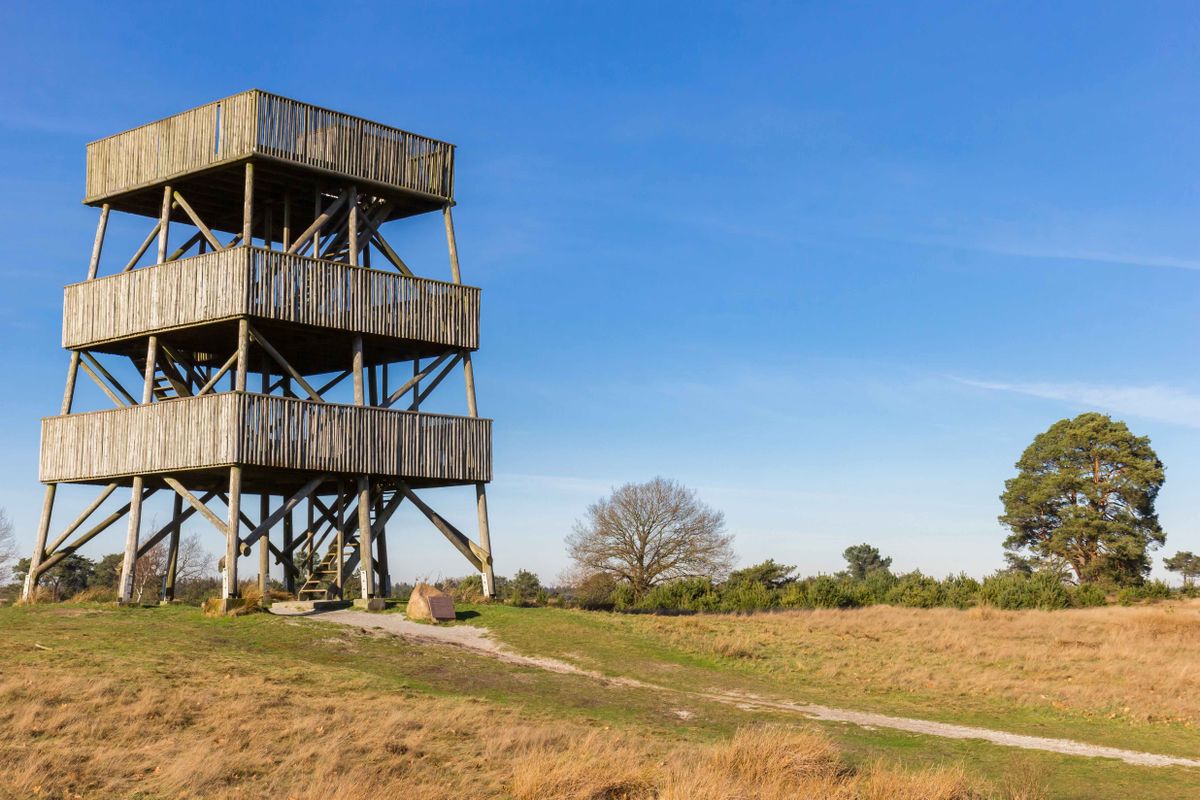 Nieuw uitkijkpunt in de maak voor het Aekingerzand bij Appelscha