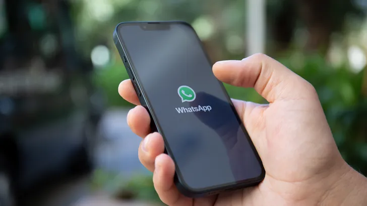 Ter illustratie: WhatsApp op een iPhone.