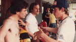 Ayrton Senna en Peter de Bruijn