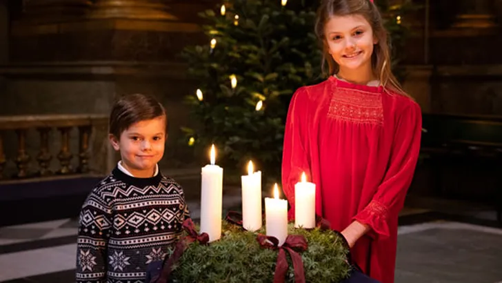 'God jul!' van prinses Estelle en prins Oscar