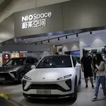 Een Chinese auto van NIO