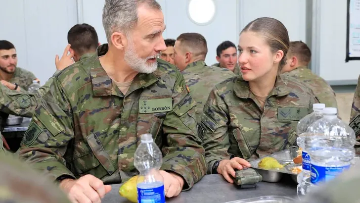 King Felipe And Princess Leonor Attend Military Exercise - Spain