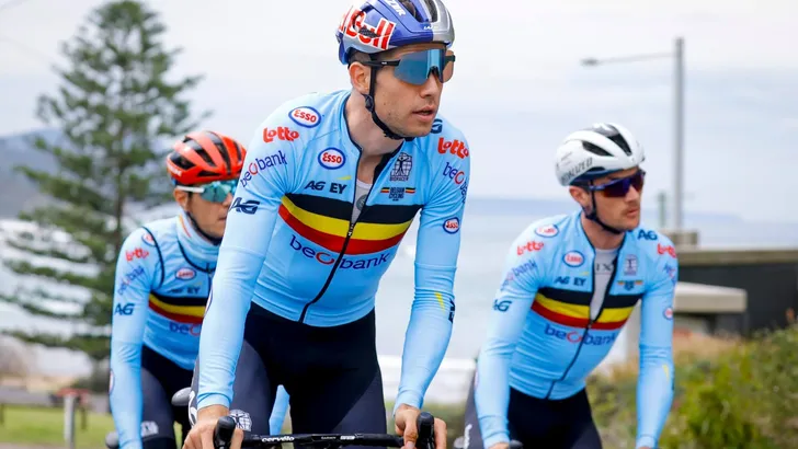 training Belgian cycling team - 2022 UCI Road WC