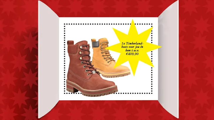 Grazia's adventskalender: 1x Timberland- boots voor jou én hem t.w.v. €409,90