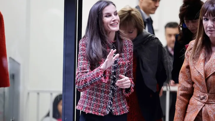 Queen Letizia Visits The APRAMP Headquarters - Madrid