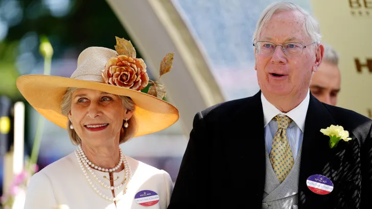 Foto van Richard en Birgitte, de Duke en Duchess of Gloucester.