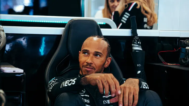 Mercedes stond niet klaar om tweede plek Hamilton te vieren 