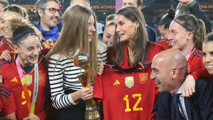 Queen Letizia and Princess Sofia attends Fifa Women's World Cup 2023 Final