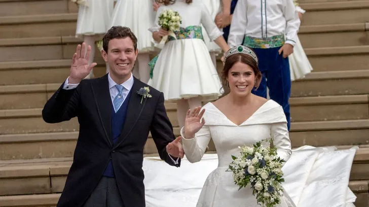 Dít zeiden Eugenie & Jack tegen elkaar op de trap van St. George chapel