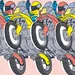 Illustratie motorfietsen