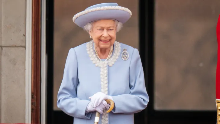 The Royal Family Members on The Balcony of Buckingham Palace