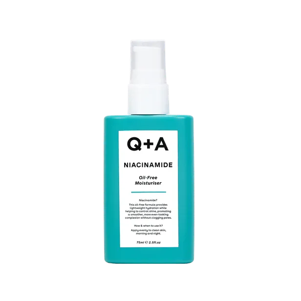 Niacinamide Oil-Free Moisturiser van Q+A | €13,99 (75 ml)