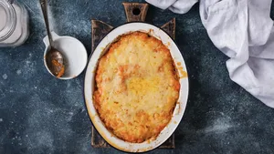 Ovenschotel met stoofvlees