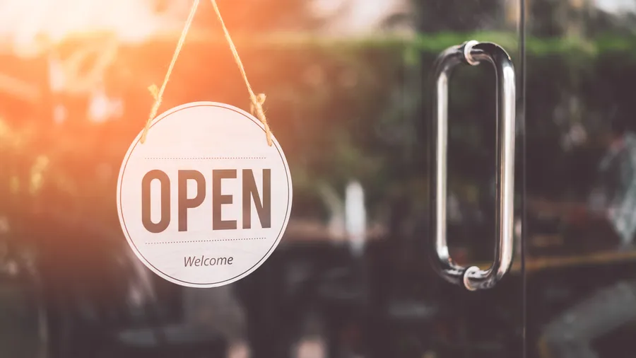 Open sign